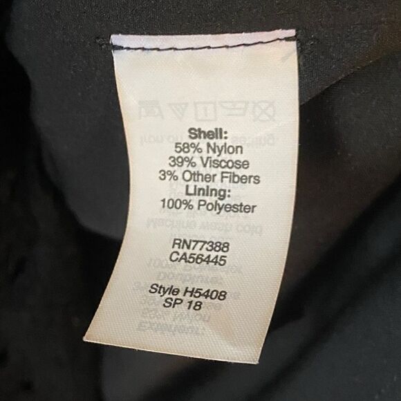 J. Crew Sz 6 Black Crochet Lace Classic Little Black Date Night Evening Dress - Picture 6 of 7